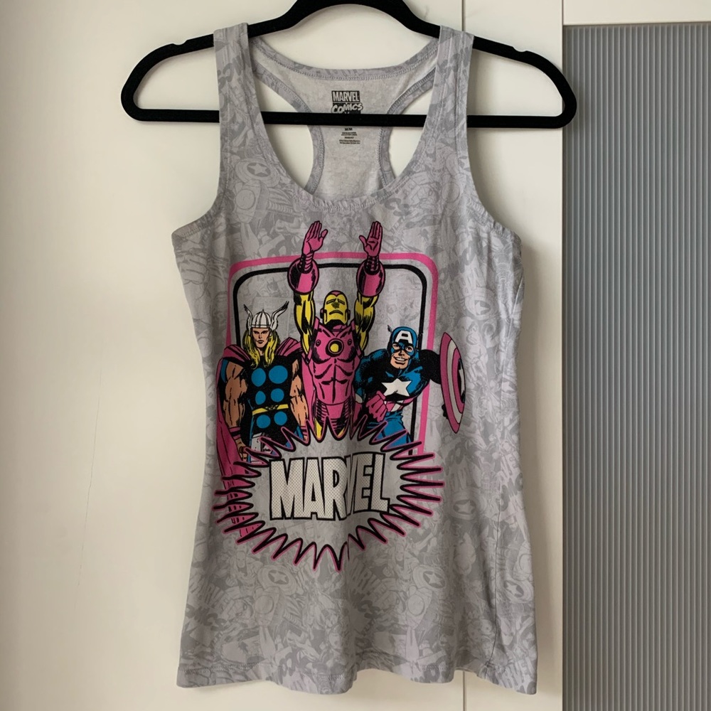 Marvel racerback tank top